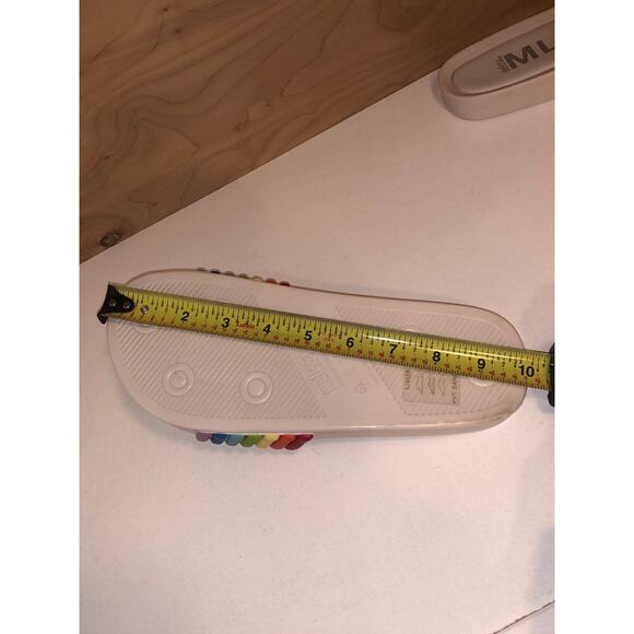 MLSA Melissa Rainbow Stripes Beach Slides NEW! US 8, EUR 39 - Picture 8 of 9